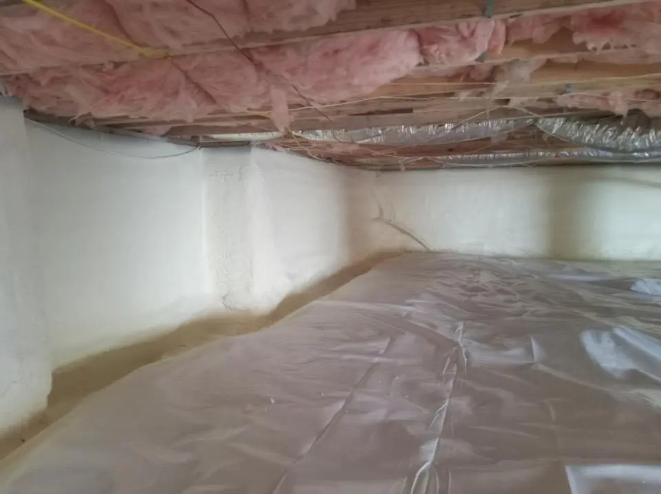 Crawl space encapsulation with closed-cell spray foam for Spray Foam Roofing Repair in Ojus